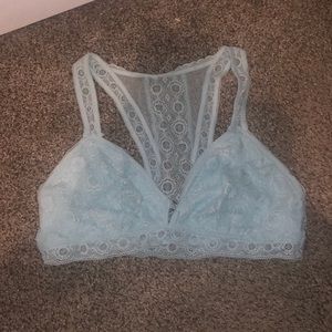 Aerie size large bralette in light blue